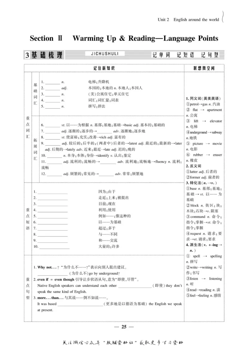 名师同步导学英语人教版必修1_名师同步导学_高中英语