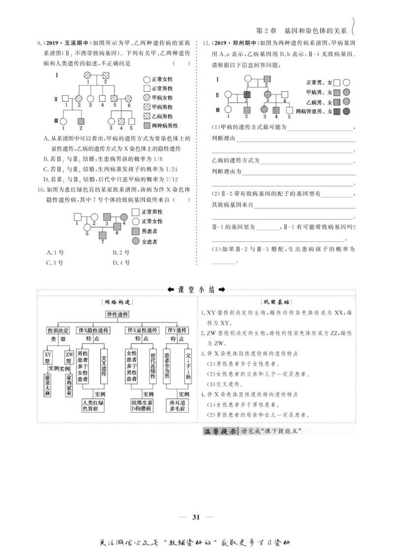 名师同步导学生物人教版必修2_名师同步导学_高中生物