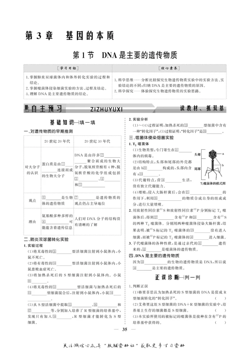 名师同步导学生物人教版必修2_名师同步导学_高中生物