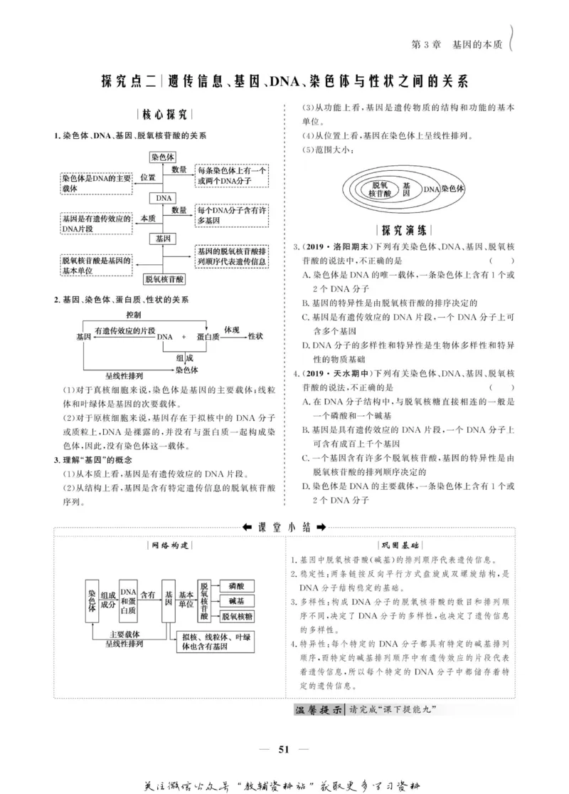 名师同步导学生物人教版必修2_名师同步导学_高中生物