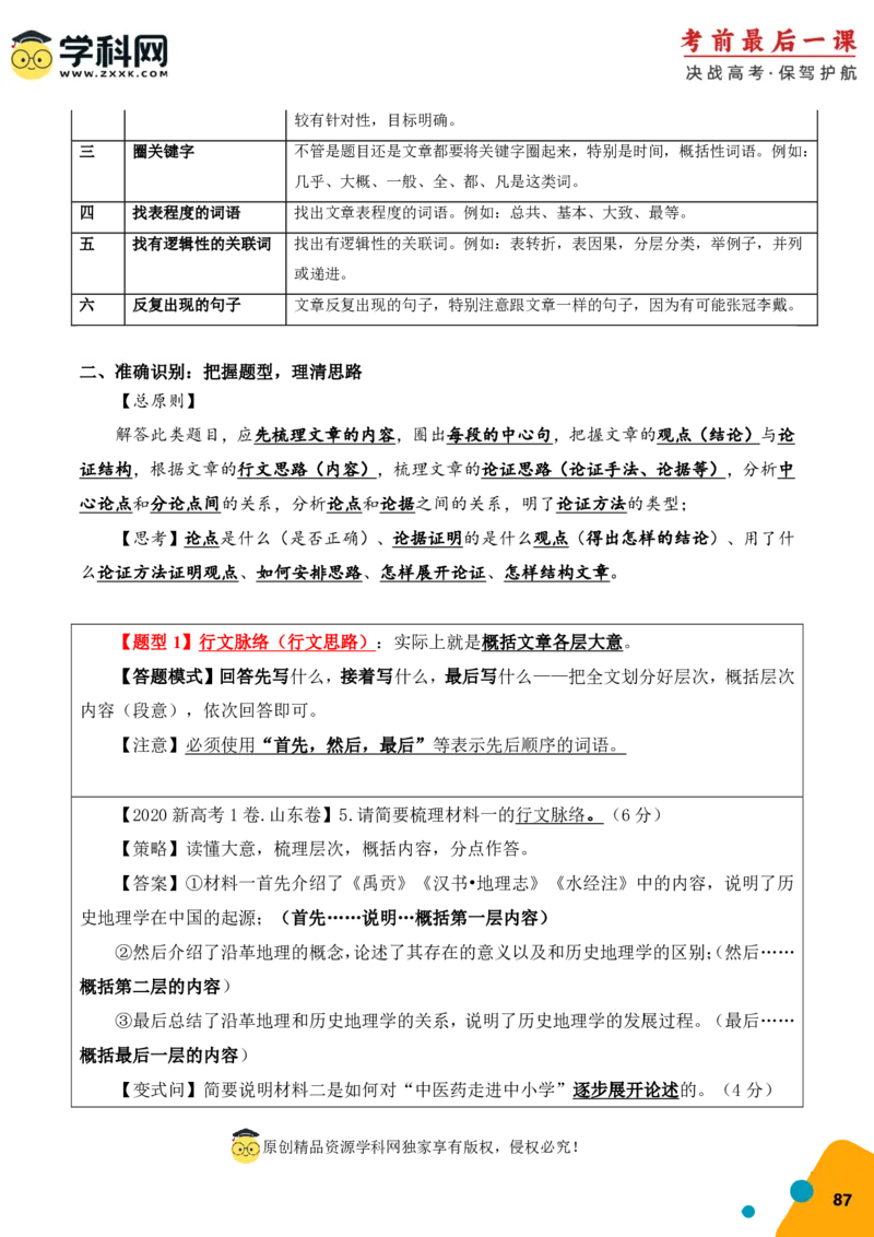 语文-2024年高考考前最后一课_01高考语文_4.22024年新高考资料_5.2024三轮冲刺_语文（含PDF版，可直接打印）-2024年高考考前最后一课