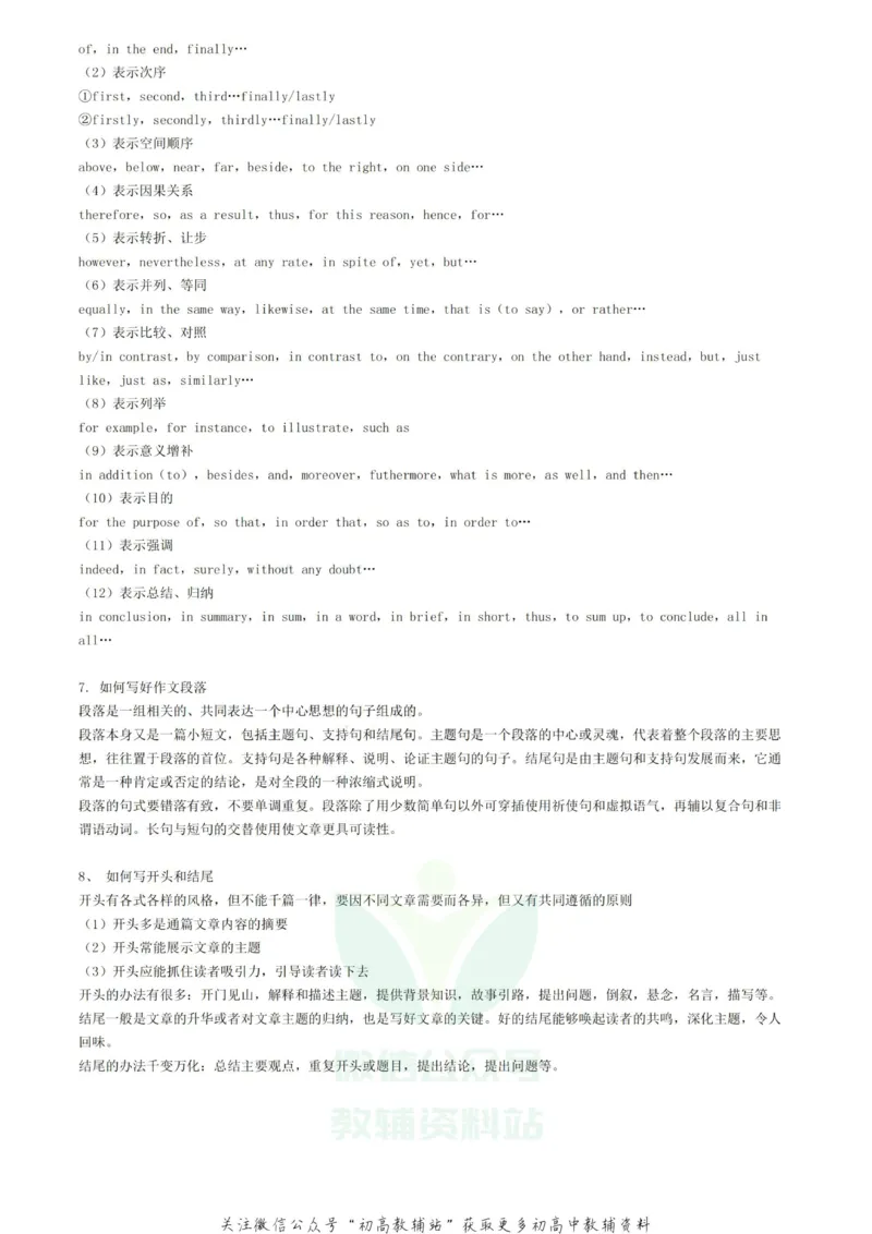 作文英语作文分数提升秘笈_高中全科精选资料包_英语精选资料包_解题技巧