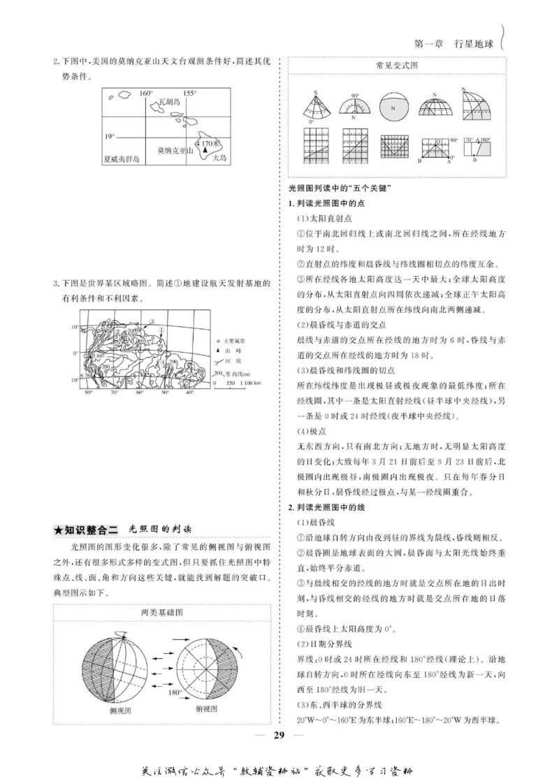 名师同步导学地理人教版必修1_名师同步导学_高中地理