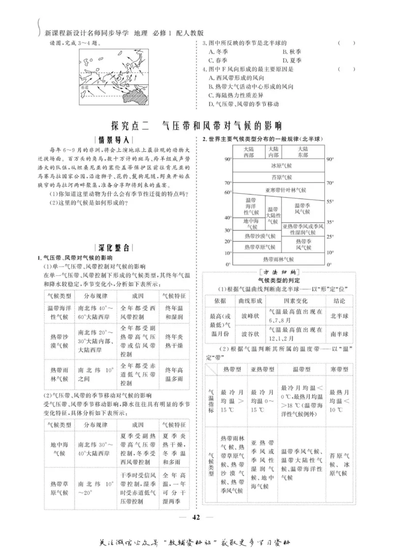 名师同步导学地理人教版必修1_名师同步导学_高中地理