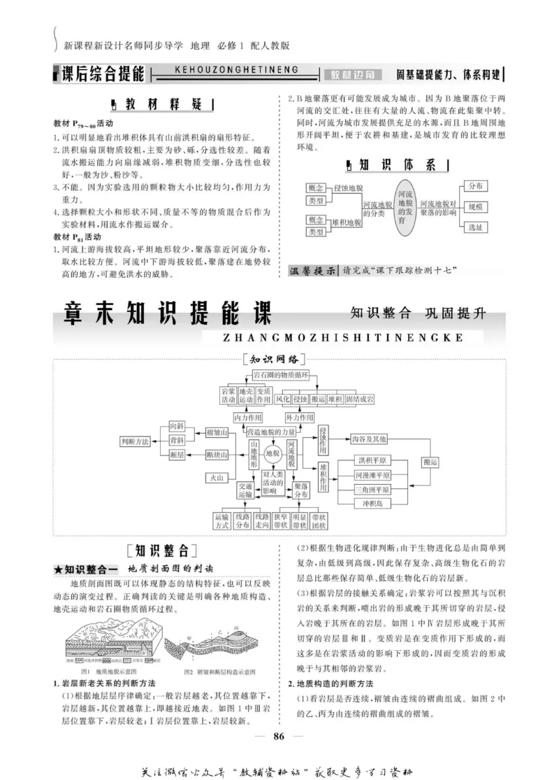 名师同步导学地理人教版必修1_名师同步导学_高中地理
