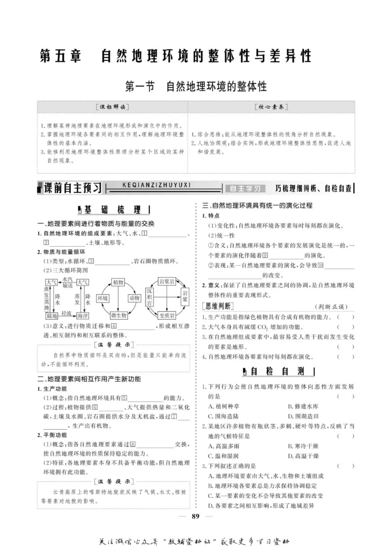 名师同步导学地理人教版必修1_名师同步导学_高中地理