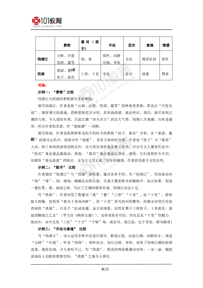 015《望海潮（东南形胜）》_同步视频课高中语文_新版人教版_新人教版高二语文选修上中下_新人教版高中语文选修下册_高二语文（选择性必修下册）学案练习