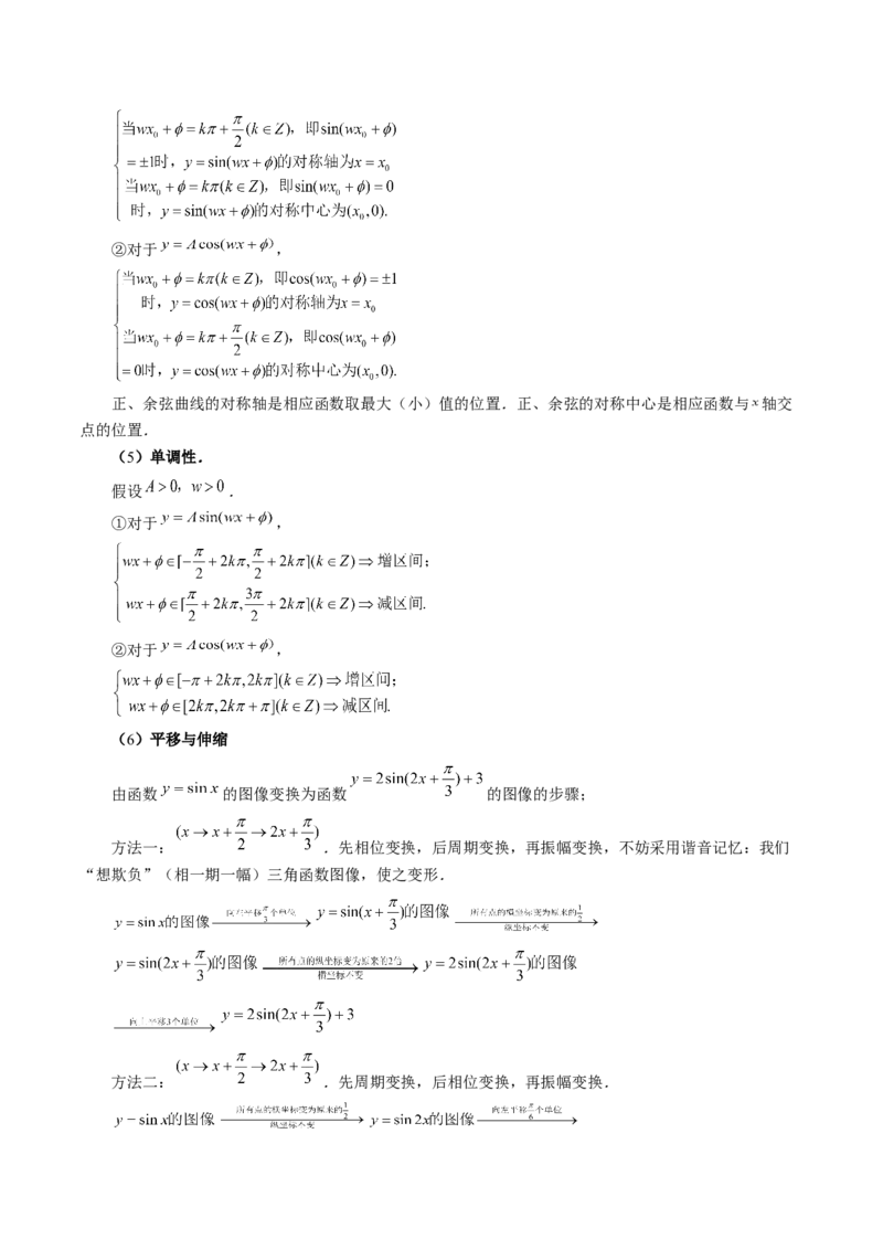 第03讲三角函数的图象与性质（十大题型）（讲义）（解析版）_2.2025数学总复习_2024年新高考资料_1.2024一轮复习_2024年高考数学一轮复习讲练测（新教材新高考）