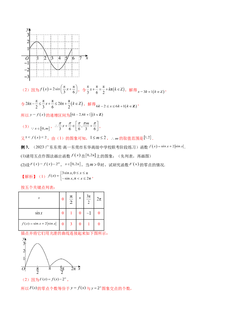 第03讲三角函数的图象与性质（十大题型）（讲义）（解析版）_2.2025数学总复习_2024年新高考资料_1.2024一轮复习_2024年高考数学一轮复习讲练测（新教材新高考）