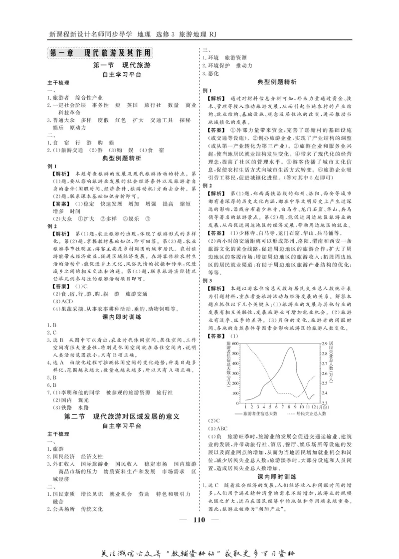 名师同步导学地理人教版选修3-旅游地理_名师同步导学_高中地理