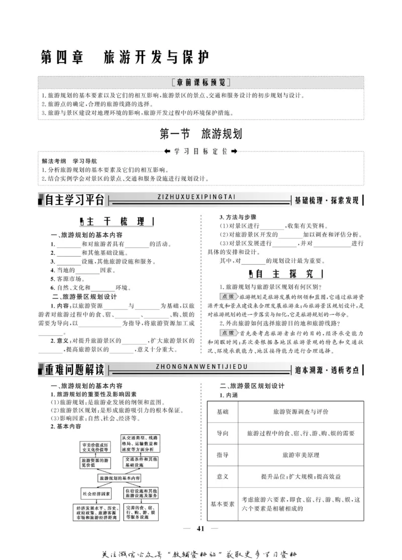 名师同步导学地理人教版选修3-旅游地理_名师同步导学_高中地理