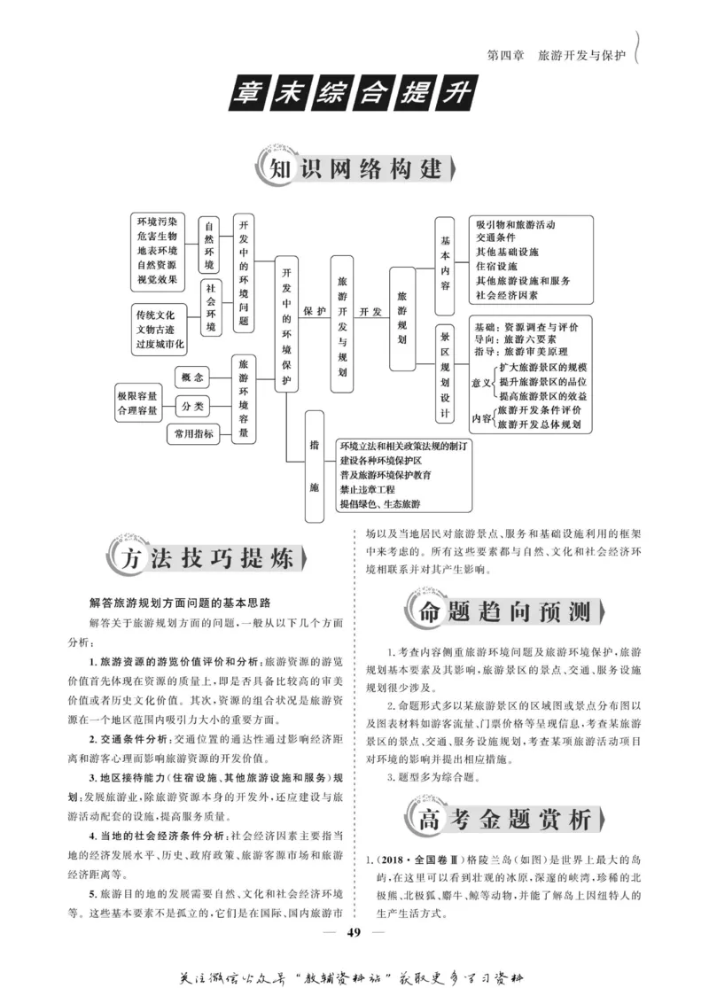 名师同步导学地理人教版选修3-旅游地理_名师同步导学_高中地理