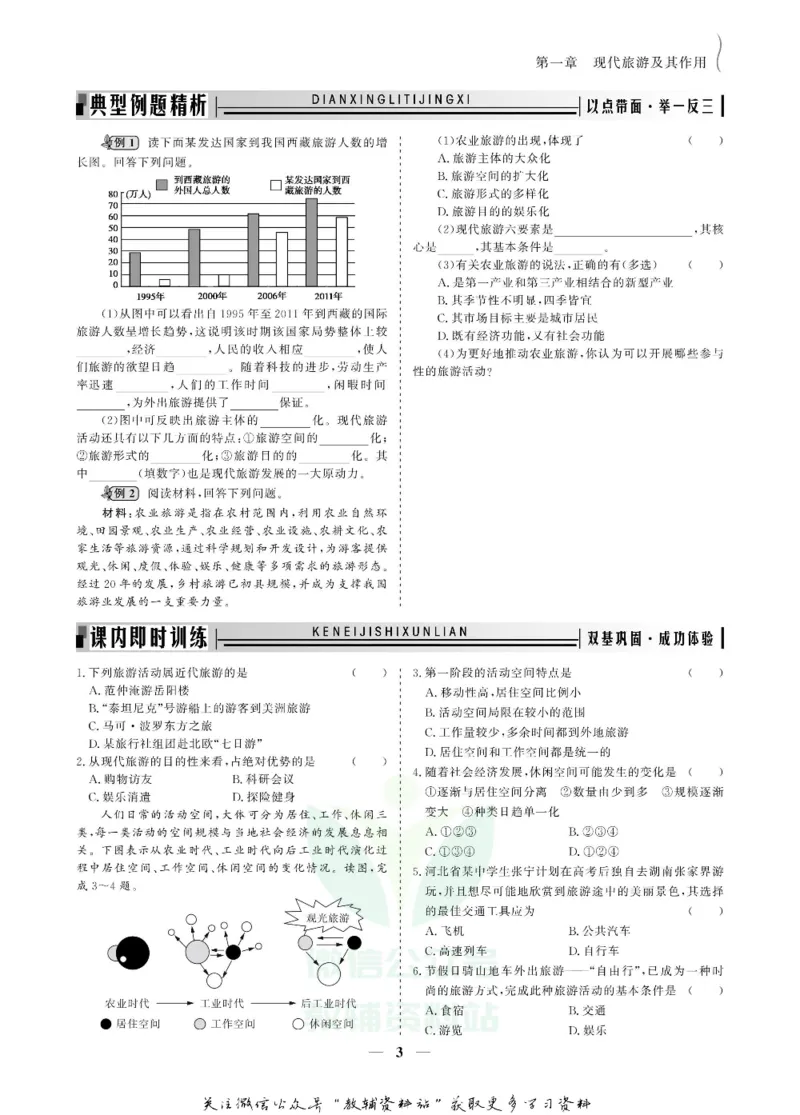 名师同步导学地理人教版选修3-旅游地理_名师同步导学_高中地理