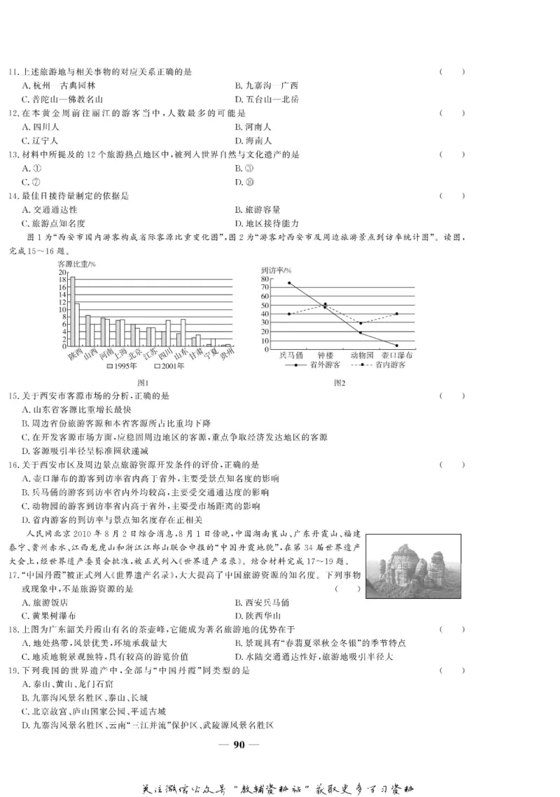 名师同步导学地理人教版选修3-旅游地理_名师同步导学_高中地理