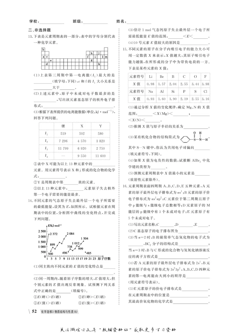 名师同步导学化学人教版选修3_名师同步导学_高中化学