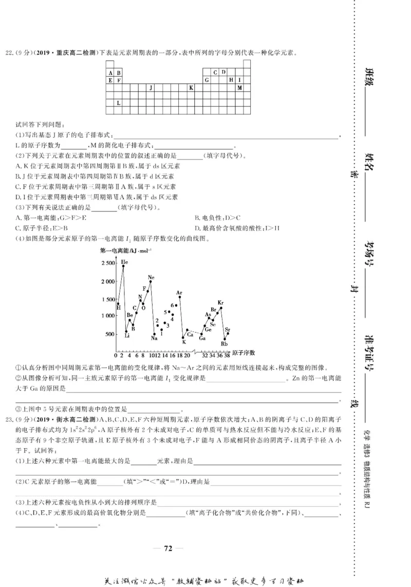 名师同步导学化学人教版选修3_名师同步导学_高中化学