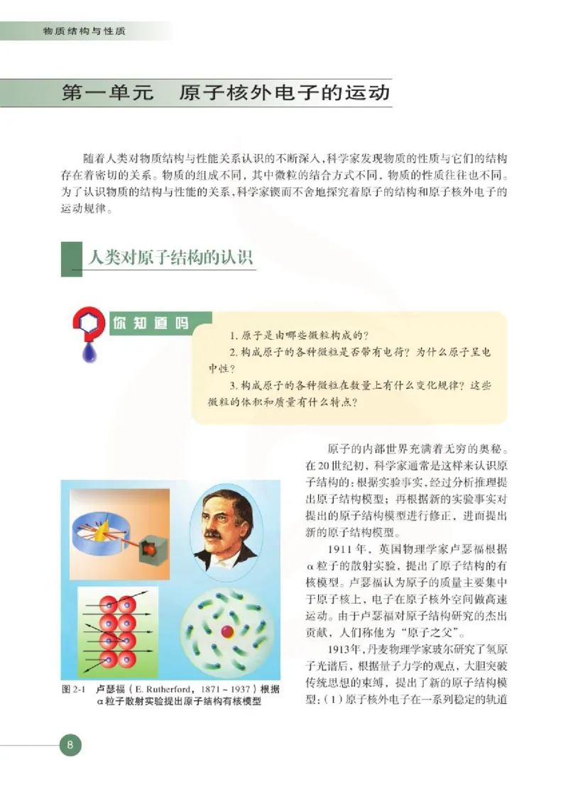 化学物质结构与性质（选修）_高中课本电子全科人教版语数英政历地物化生必修选修全套课本PPT_高中课本苏教版_高中化学苏教版