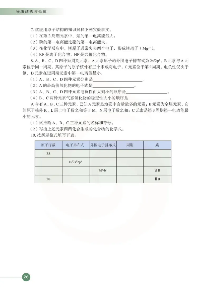 化学物质结构与性质（选修）_高中课本电子全科人教版语数英政历地物化生必修选修全套课本PPT_高中课本苏教版_高中化学苏教版