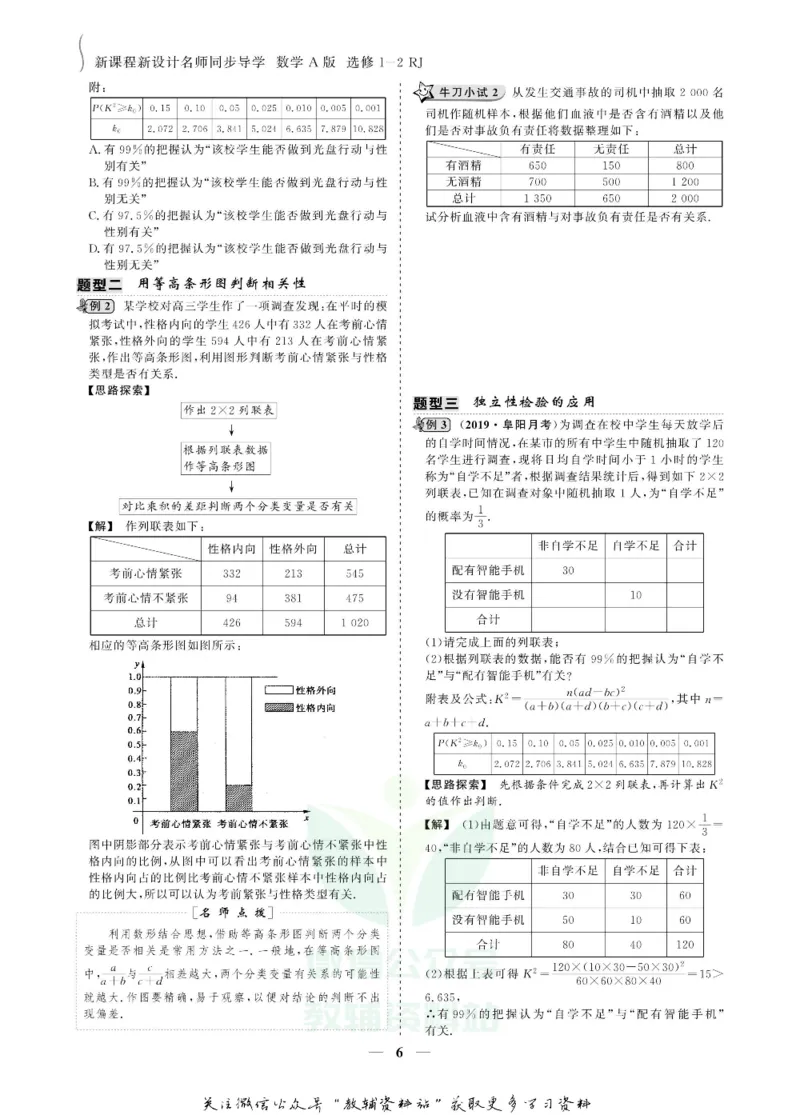 名师同步导学数学人教A版选修1-2_名师同步导学_高中数学