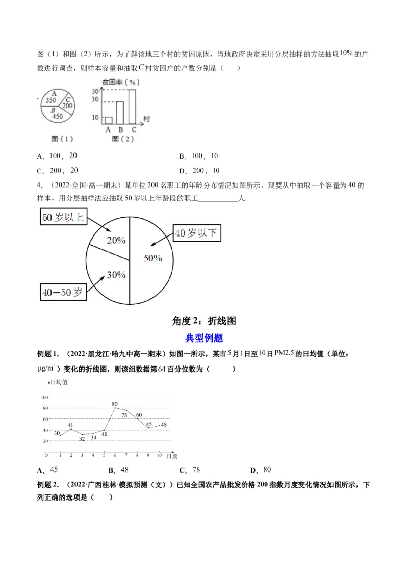 第01讲随机抽样、统计图表(精讲）（学生版）_2.2025数学总复习_2023年新高考资料_一轮复习_2023新高考数学一轮复习（新教材新高考）