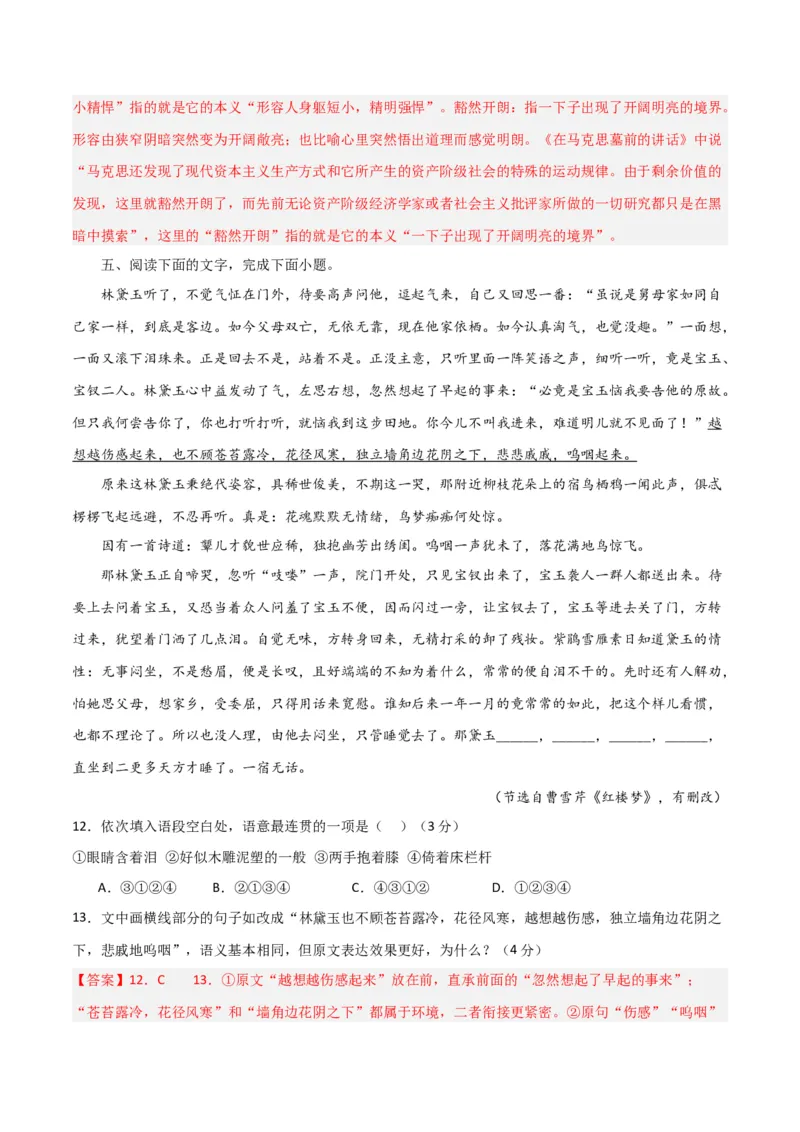 语言文字运用综合测试（解析版）-2024年高考语文二轮复习讲练测（新教材新高考）_01高考语文_4.22024年新高考资料_2.2024二轮复习_2024年高考语文二轮复习讲练测（新教材新高考）