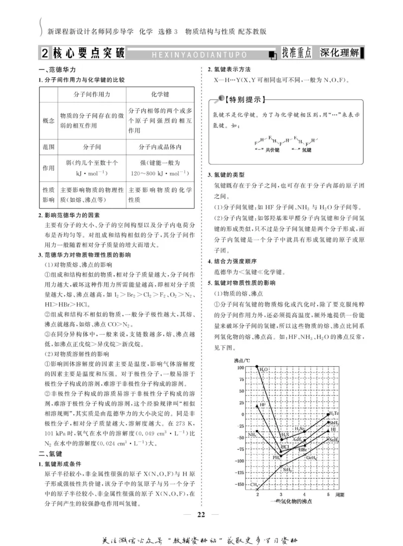 名师同步导学化学苏教版选修3_名师同步导学_高中化学