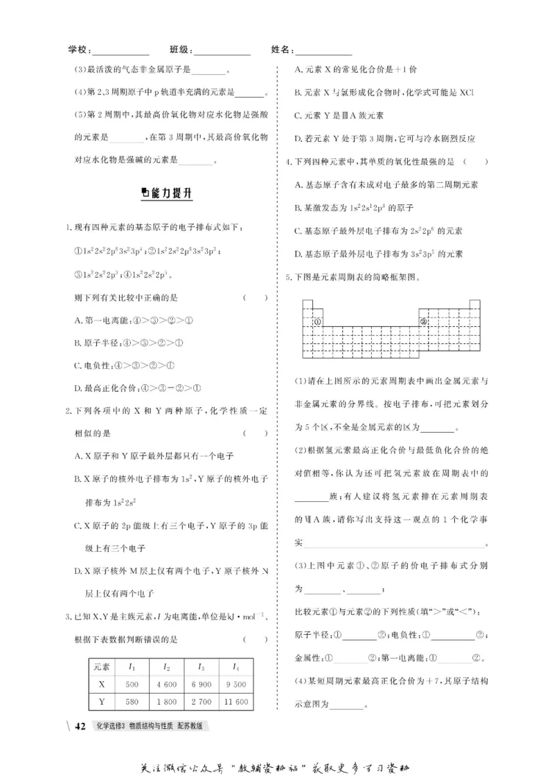 名师同步导学化学苏教版选修3_名师同步导学_高中化学