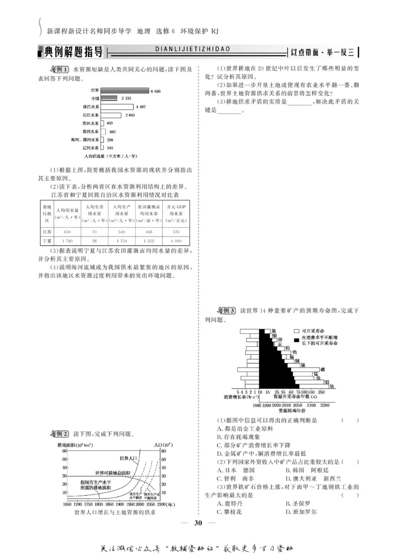 名师同步导学地理人教版选修6-环境保护_名师同步导学_高中地理