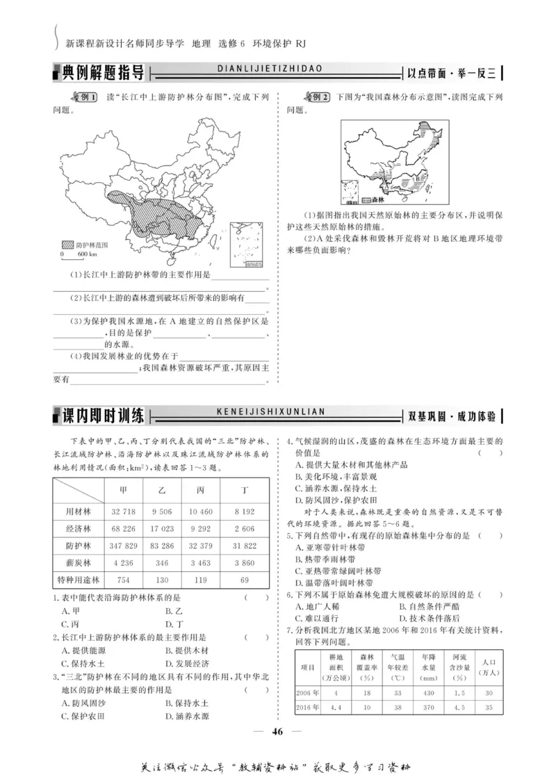 名师同步导学地理人教版选修6-环境保护_名师同步导学_高中地理