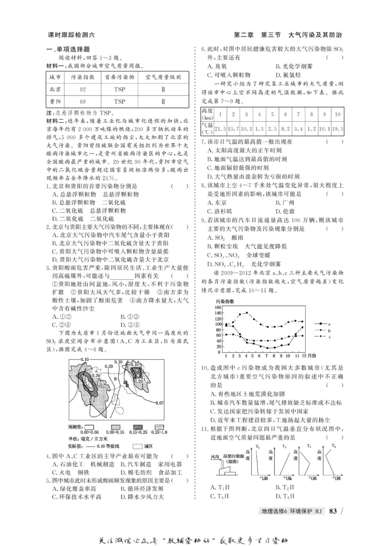 名师同步导学地理人教版选修6-环境保护_名师同步导学_高中地理