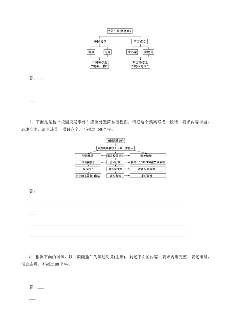 解密07语言表达&ldquo;多向&rdquo;考查(图文转换)（分层训练）（原卷版）_01高考语文_12021年新高考资料_高频考点解密2021年高考语文二轮复习讲义+分层训练4.7更新