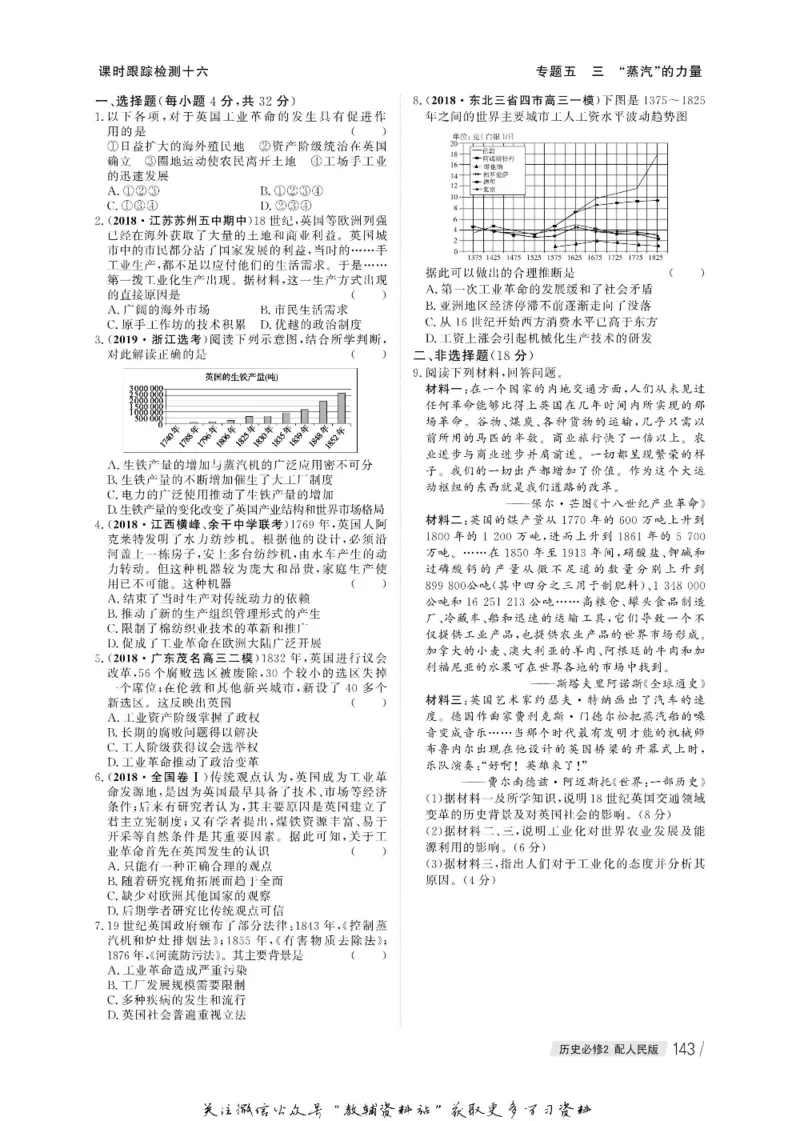 名师同步导学历史人民版必修2_名师同步导学_高中历史
