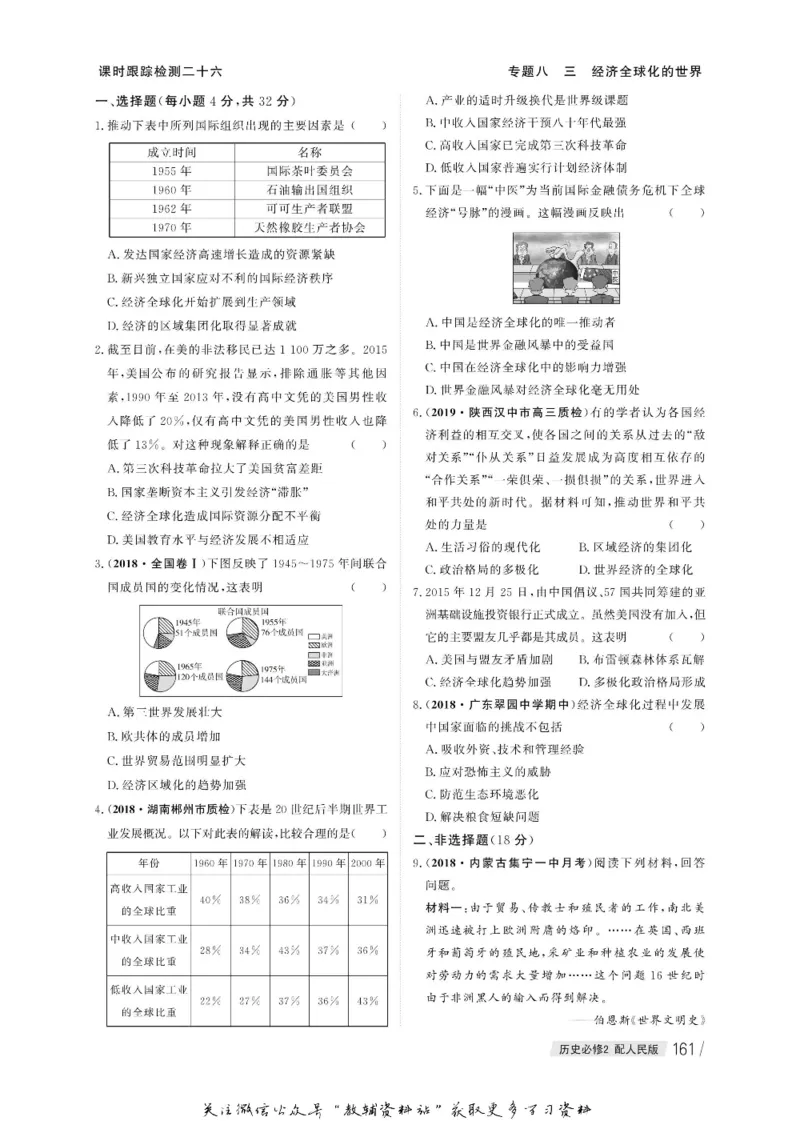 名师同步导学历史人民版必修2_名师同步导学_高中历史