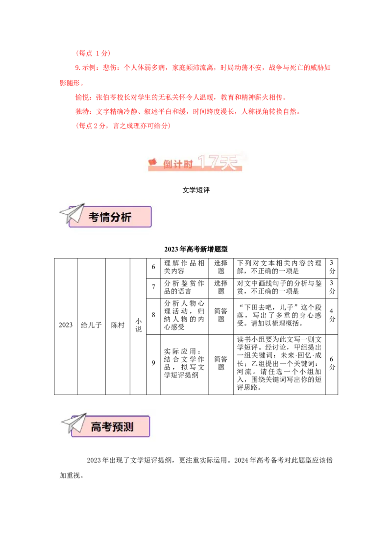 语文（一）-2024年高考考前20天终极冲刺攻略_01高考语文_4.22024年新高考资料_5.2024三轮冲刺_2024年高考语文考前20天终极冲刺攻略