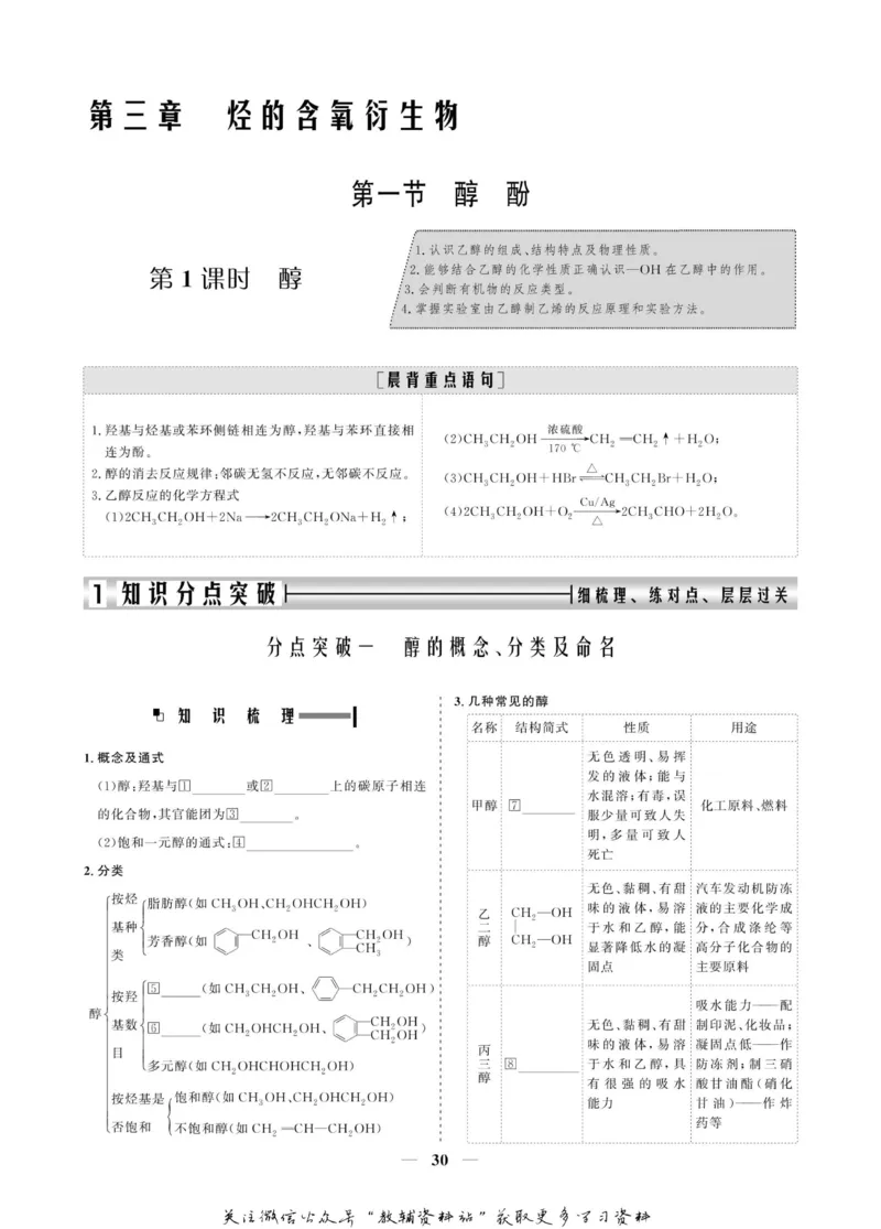 名师同步导学化学人教版选修5-有机化学基础_名师同步导学_高中化学