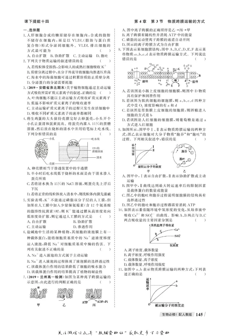 名师同步导学生物人教版必修1_名师同步导学_高中生物
