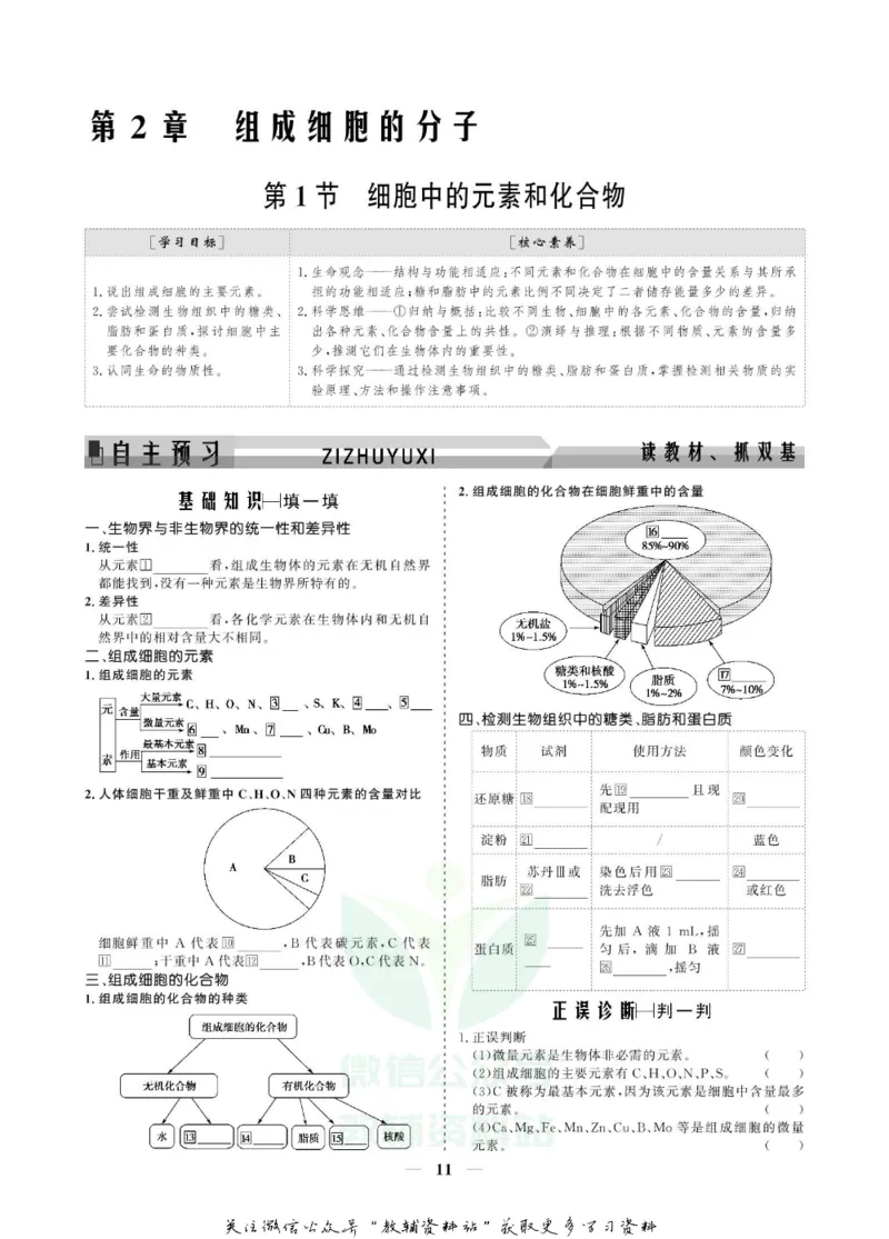 名师同步导学生物人教版必修1_名师同步导学_高中生物