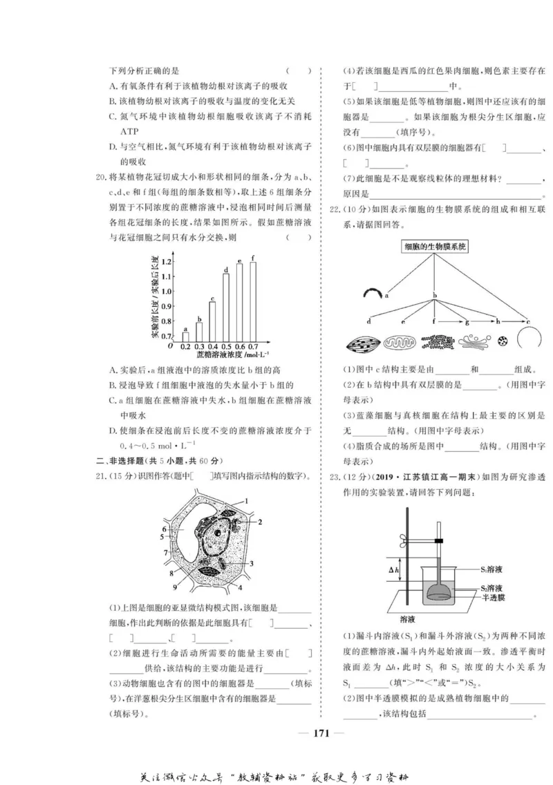 名师同步导学生物人教版必修1_名师同步导学_高中生物