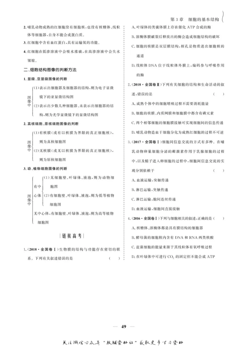 名师同步导学生物人教版必修1_名师同步导学_高中生物