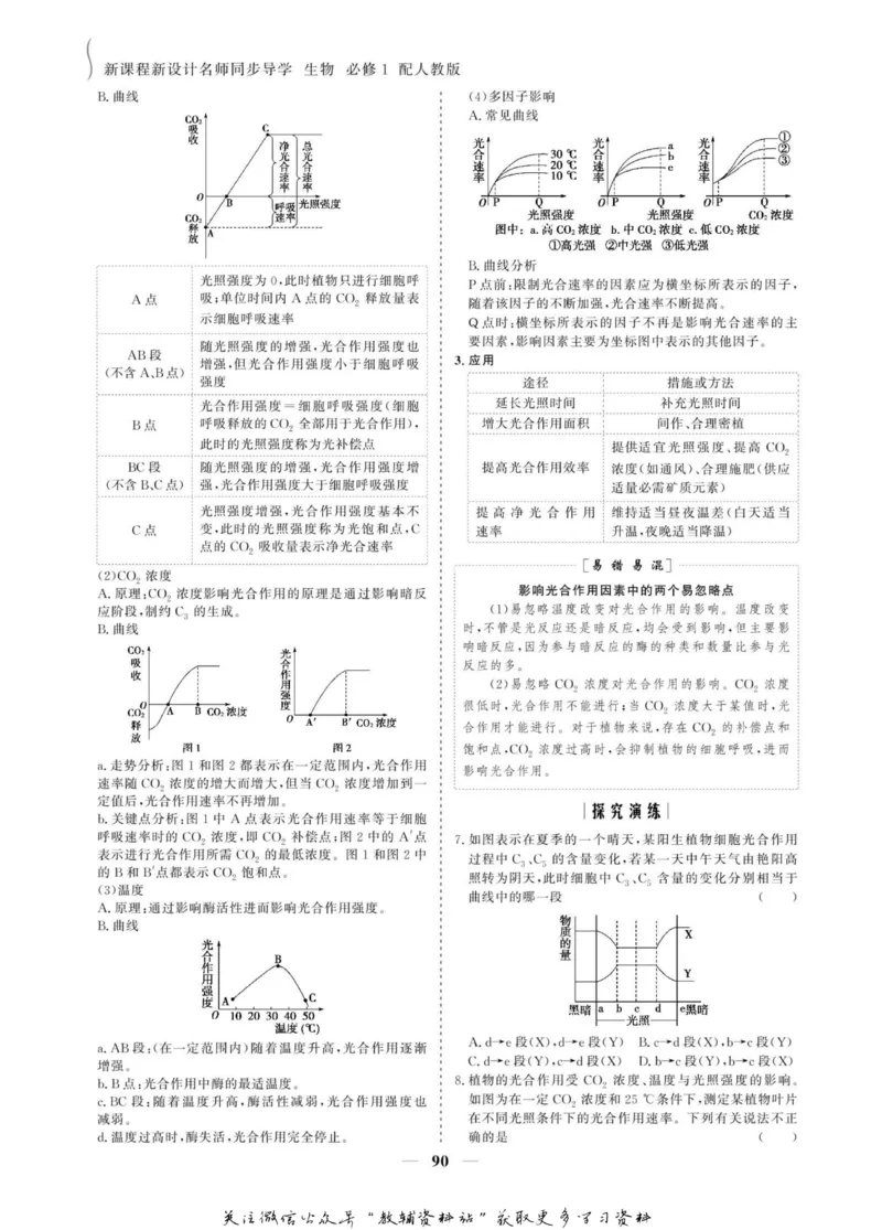 名师同步导学生物人教版必修1_名师同步导学_高中生物