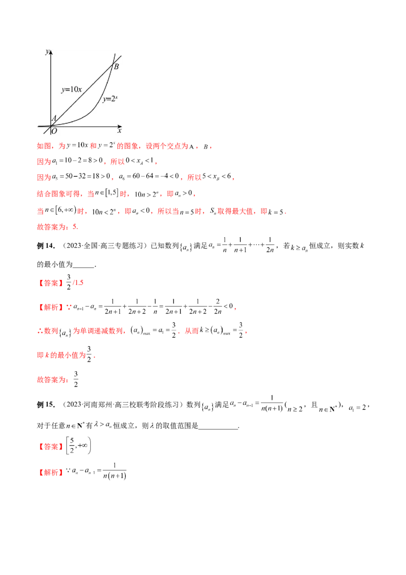 第01讲数列的基本知识与概念（六大题型）（讲义）（解析版）_2.2025数学总复习_2024年新高考资料_1.2024一轮复习_2024年高考数学一轮复习讲练测（新教材新高考）_第六章数列