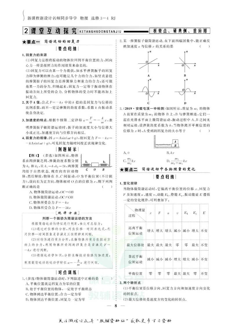 名师同步导学物理人教版选修3-4_名师同步导学_高中物理