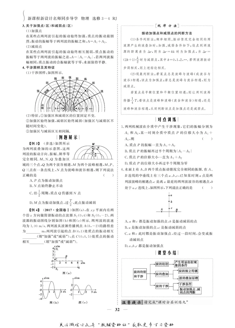 名师同步导学物理人教版选修3-4_名师同步导学_高中物理