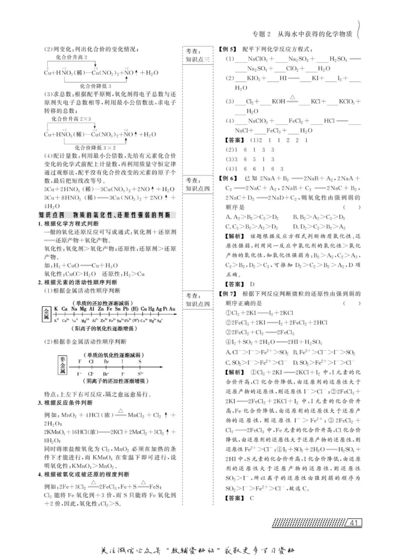名师同步导学化学苏教版必修1_名师同步导学_高中化学