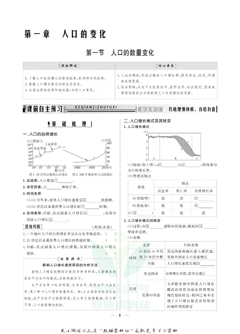 名师同步导学地理人教版必修2_名师同步导学_高中地理