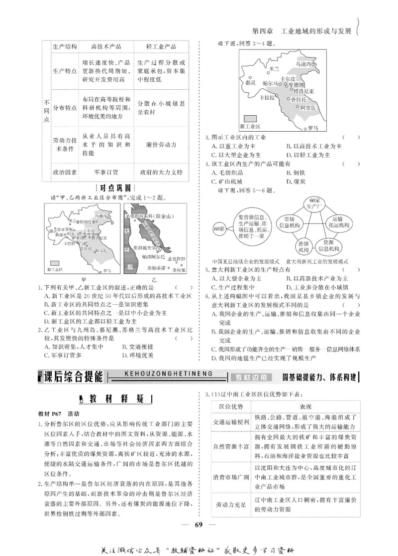 名师同步导学地理人教版必修2_名师同步导学_高中地理