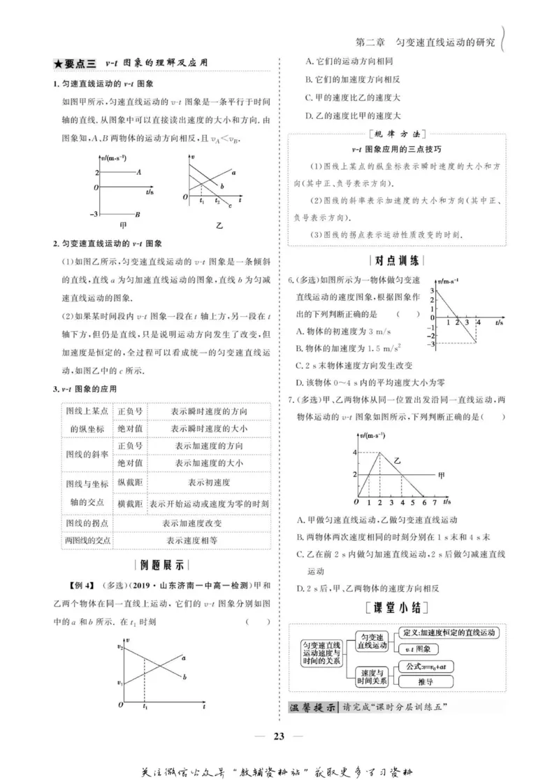 名师同步导学物理人教版必修1_名师同步导学_高中物理