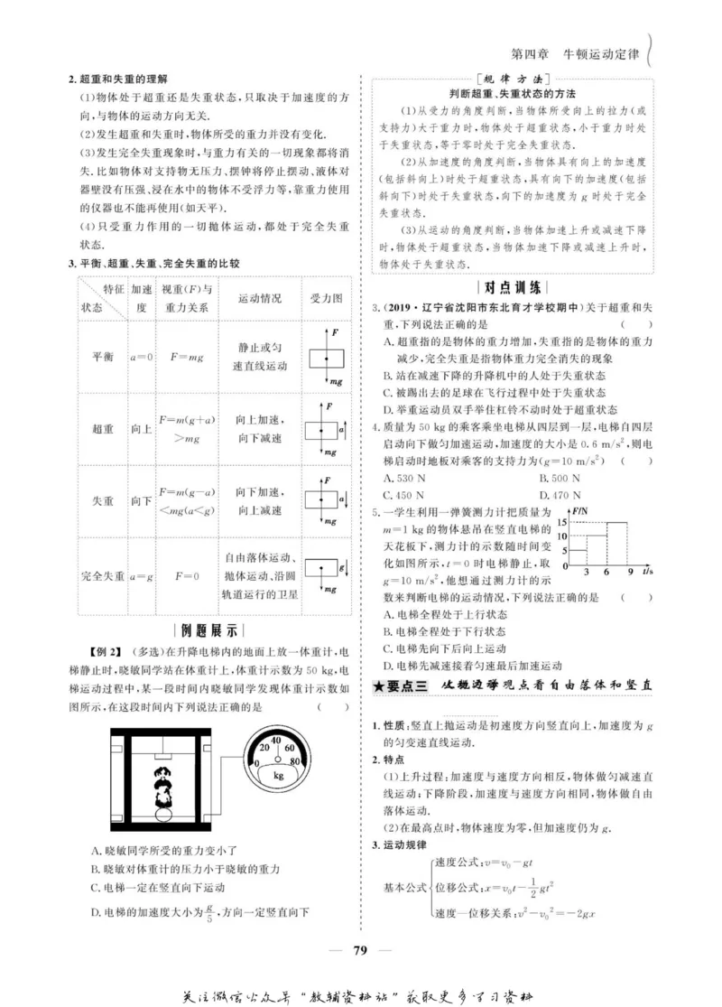 名师同步导学物理人教版必修1_名师同步导学_高中物理