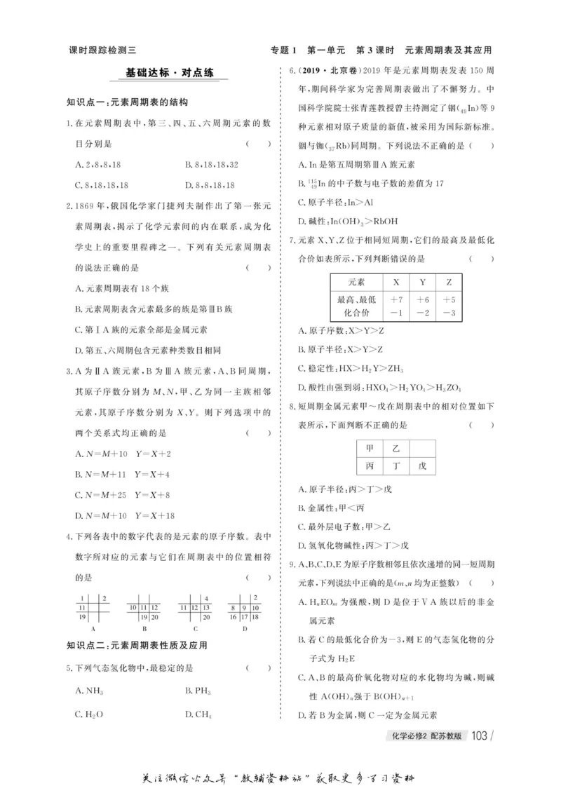名师同步导学化学苏教版必修2_名师同步导学_高中化学