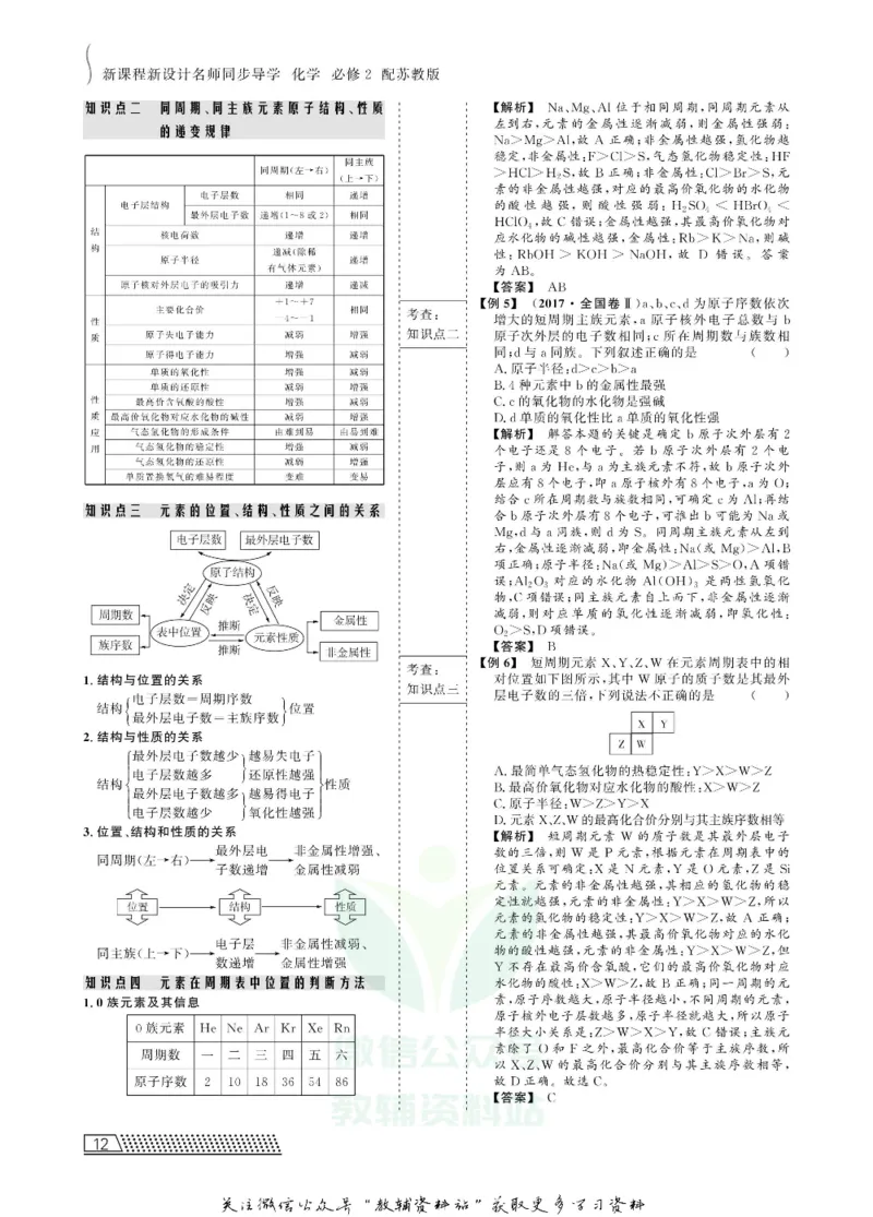 名师同步导学化学苏教版必修2_名师同步导学_高中化学